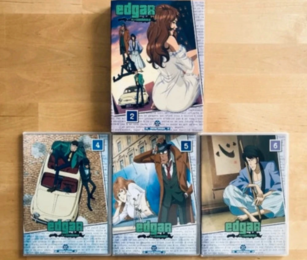 Lot van 2 dozen met 3 DVD's Edgar de la Cambriole Serie 1 IDP Lupin III Monkey Punch. – photo 7